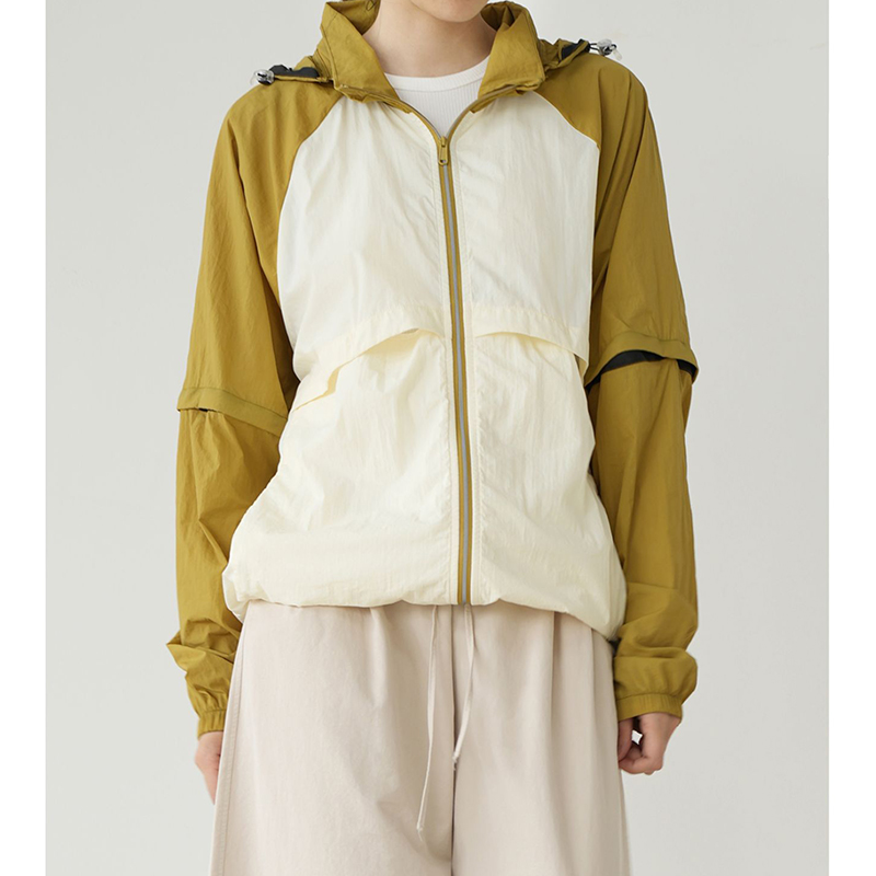 UNISEX DETACHABLE – SLEEVE SUN – PROTECTION WOVEN JACKET Featured Image