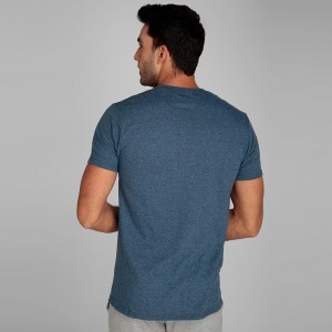 MEN’S THIN SUMMER RUNNING BREATHABLE QUICK DRY ROUND NECK SPORTS SHORT-SLEEVED T-SHIRT