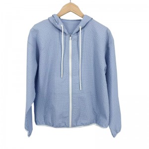 WOMEN’S WOVEN ZIP -UP ATHLETIC JACKET