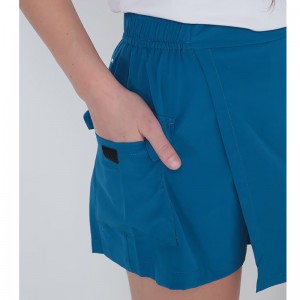 WOMEN’S WOVEN SPORTS FAKE TWO CULOTTES AND SHORTS