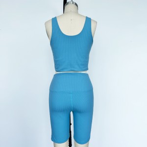 WOMEN’S RECYCLED NYLON PIT STRIP YOGA SHORTS