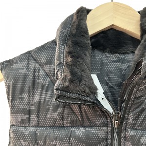 WOMEN’S EQUESTRIAN GOLF CASUAL FUR COLLAR HAND-PUT COTTON HORSE CLIP