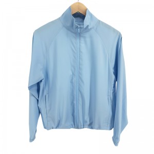 WOMEN’S WOVEN ZIP – UP ATHLETIC JACKET