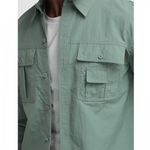 MEN’S SUMMER OUTDOOR QUICK-DRYING LONG-SLEEVED SHIRT WITH REMOVABLE SLEEVES AND BREATHABLE SUN PROTECTION