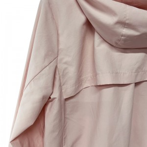 WOMEN’S LIGHTWEIGHT OUTDOOR CASUAL HOODED ZIPPER SHIRT JACKET