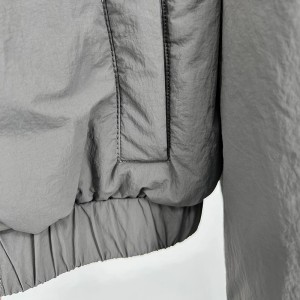 WOMEN’S WARM PADDED COAT WITH MOTORCYCLE – STYLE STAND COLLAR , PUFFY JACKET STYLE