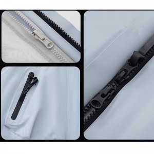 UNISEX OUTDOOR WINDOOR WINDPROOF 3-IN-1 FLEECE LINED WATERPROOF JACKET