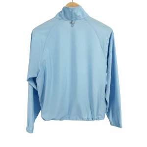 WOMEN’S WOVEN ZIP – UP ATHLETIC JACKET