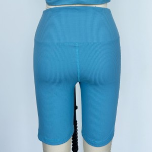 WOMEN’S RECYCLED NYLON PIT STRIP YOGA SHORTS