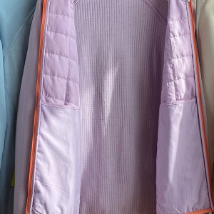 WOMEN’S WARM COLOR-BLOCKED QUILTED PADDED SPORTS JACKET COAT