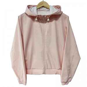 WOMEN’S LIGHTWEIGHT OUTDOOR CASUAL HOODED ZIPPER SHIRT JACKET