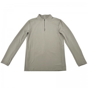 MEN’S MULTI – TRAINING SPORTS FITNESS MOISTURE-WICKING QUICK-DRYING BONDED LONG – SLEEVE KNIT SHIRT