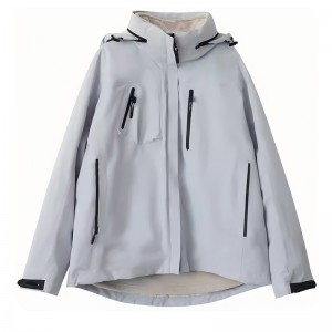 UNISEX OUTDOOR WINDOOR WINDPROOF 3-IN-1 FLEECE LINED WATERPROOF JACKET