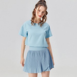 WOMEN’S LIGHTWEIGHT QUICK – DRY WOVEN ATHLETIC T – SHIRT