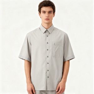 MEN’S SPORTY CASUAL WOVEN SHORT – SLEEVED SHIRT
