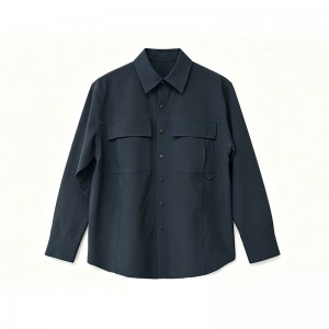 MEN’S WOVEN OUTDOOR MULTI-POCKET CASUAL LONG SLEEVE SHIRT