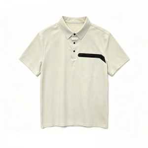 MEN’S GOLF COOL-TOUCH BREATHABLE SHORT-SLEEVE PRESS BONDING POLO SHIRRT