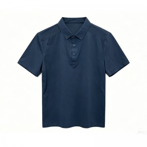 MEN’S GOLF BREATHABLE SHORT-SLEEVE PRESS BONDING POLO SHIRT