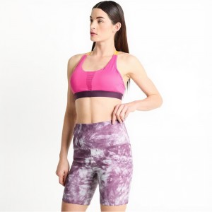 WOMEN’S BRUSHED TIE DYE EXERCISE YOGA SHORTS