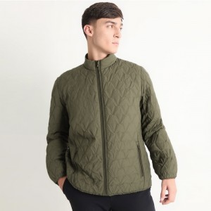 MEN’S GOLF SPORTS COTTON JACKET ULTRASONIC QUILTED JACKET