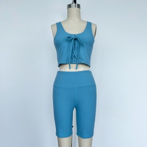 WOMEN’S RECYCLED NYLON PIT STRIP YOGA SHORTS