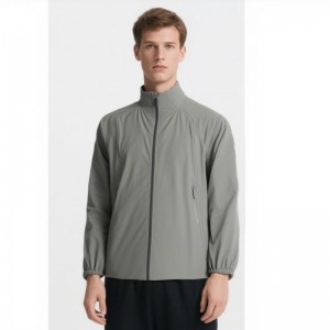 MEN’S OUTDOOR SOFT-SHELL HEAT-SEALED WINDPROOF AND WATERPROOF COMMUTER CASUAL STAND-UP COLLAR JACKET