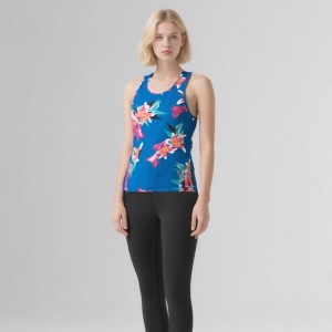 WOMEN’S SPORTS TRAINING MESH PRINT VEST
