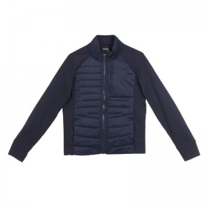 MEN’S AUTUMN AND WINTER OUTDOOR SPLICED STAND COLLAR SPORTS LIGHT COTTON JACKET ZIPPER COAT