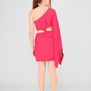 HALF NECKLINE  DRESS