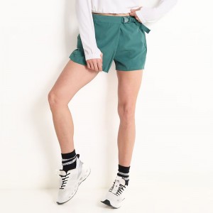 WOMEN’S WOVEN SPORTS FAKE TWO CULOTTES AND SHORTS