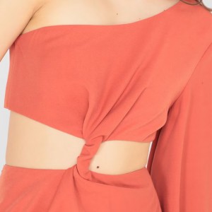 HALF NECKLINE  DRESS