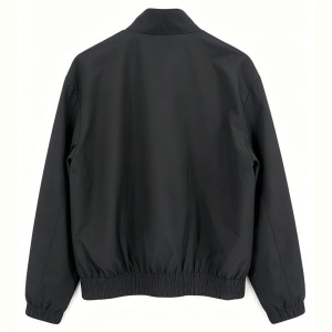 MEN’S SPRING & SUMMER COLOR-BLOCKED REFLECTIVE  STRIP STAND COLLAR OUTDOOR LIGHTWEIGHT SPORTS JACKET