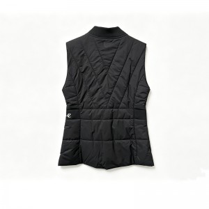 WOMEN’S EQUESTRIAN GOLF CASUAL HAND-QUILTED COTTON WAISTCOAT