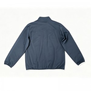 MEN’S WOVEN STAND COLLAR ZIP-UP GOLF JACKET