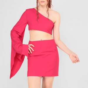 HALF NECKLINE  DRESS