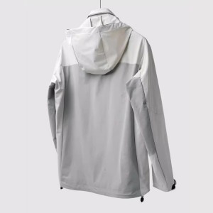 MEN’S SPRING AND AUTUMN COLOR WINDPROOF WATERPROOF OUTDOOR SPORTS CASUAL HOODED JACKET