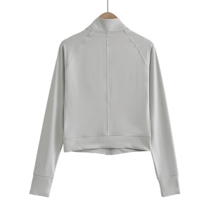 WOMEN’S SUMMER OUTDOOR CYCLING ORIGINAL YARN SUNSCREEN STANDING COLLAR SLIM BODY COOL LIGHT BREATHABLE SKIN JACKET