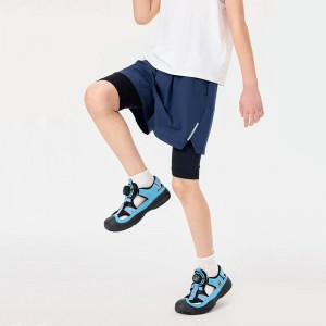 KIDS’SPORTS-TRAINING FAKE TWO-PIECE SHORTS