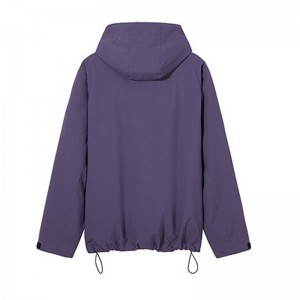 Men’s Woven Outdoor Hooded Zip-Up Jacket