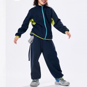 KIDS’VERSATILE SPORTS TWO-PIECE SET OF JACKET AND PANTS