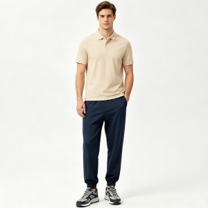 MEN’S KNITTED CUFFED TRAINING CASUAL SPORTS PANTS