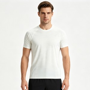 MEN’S CREW NECK SPORT SPORTS TRAINING RUNING SHORT SLEEVE T-SHIRT