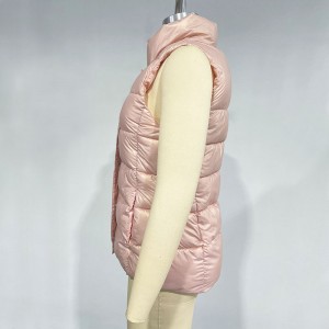 WOMEN’S CASUAL WOVEN QUILTED COTTON VEST