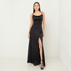 WOMEN’S SPARKLY TEMPERAMENT HAUTE COUTURE EVENING DRESS