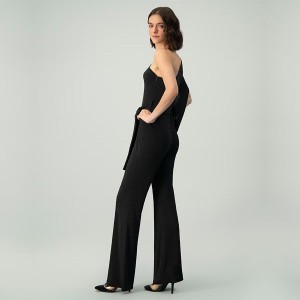 SPRING/SUMMER WOMEN’S JUMPSUIT ONE-SHOULDER ASYMMETRIC JUMPS