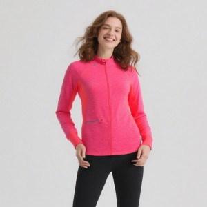 WOMEN’S KNITTED SPORTS ZIPPER JACKET