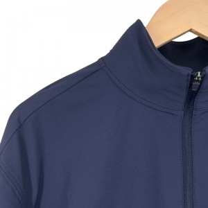 WOMEN’S SPRING AND AUTUMN SHORT GOLF SPORT HALF-ZIPPER STAND-UP COLLAR PULLOVER LONG-SLEEVED JACKET