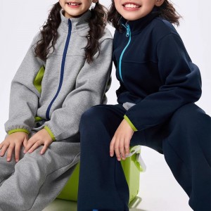 KIDS’VERSATILE SPORTS TWO-PIECE SET OF JACKET AND PANTS