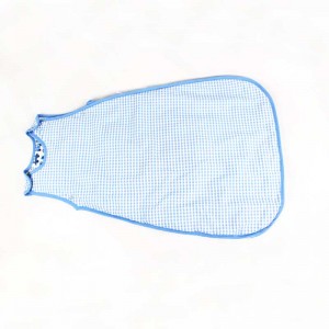 Baby Plaid Print Vest Sleeping Bag