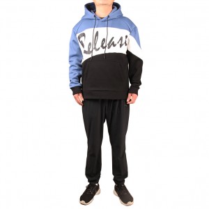 Man Knitted Sports Hooded Jacket
